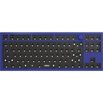 키크론 Q3 노브 베어본 알루미늄 커스텀 기계식 키보드, Q3 B3, 네이비 블루, 텐키리스