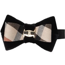 여아용 하우스 체크 리본 집게핀 DSF61UM65MBK100