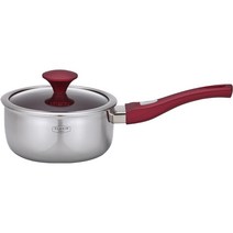 클래딘 인덕션 오브제 스텐 통3중 편수냄비, 혼합색상, 18cm