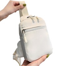 위더홈 패셔너블 컬러 스포츠 슬링백, 화이트