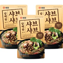 샘표 담백한 샤브샤브 육수, 3개, 200g