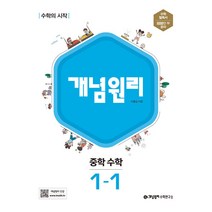 개념원리 중학 수학 (2023년), 중등 1-1