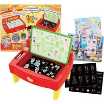 비앤씨 콩순이 글로잉 드로잉 책상, 빨강