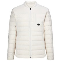 헤지스골프 H SIGNITURE NO QUILTING 경량 튜브다운 점퍼