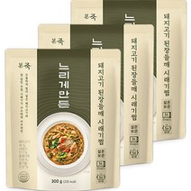 느리게만든 돼지고기 된장 들깨시래기찜, 300g, 3개