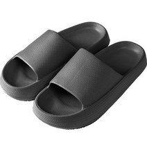 라이프서치 미끄럼 방지 경량 슬리퍼, 블랙