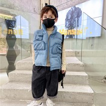 남아용 베이스 포켓 패딩 조끼 CCV72BVT98