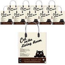 솔로몬샵 비닐쇼핑백 P18 10p, 팬시캣