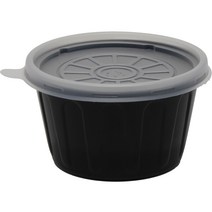 스완 국 찜 도시락 배달 일회 용기 105 대 검정색 350ml x100p + 뚜껑 100p 세트, 1세트