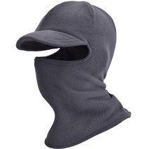 히즈플랜 남여공용 방한용 후드 넥워머, 그레이