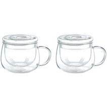 삼호유리 내열유리 인퓨저 찻잔 SH teapotset-3, 2개