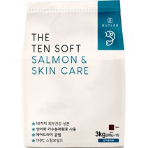 강아지 더텐 3개월령 이상 연어 앤 스킨 케어 소프트사료 15p, 1개, 3kg