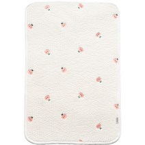 유아용 누빔 아기 침대 홑겹 패드, 모나