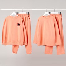 애플리 남성용 NO PHOTO 프린팅 세미기모 트레이닝 상의 2종 + 하의 2종 세트 APS410