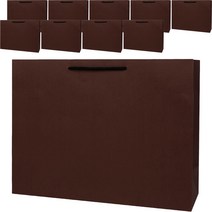 좋은기븐 딥컬러 크라프트 쇼핑백 10p, 레드