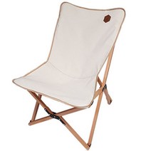 모닥 우든 세파비 캔버스 체어 M, 1개, 아이보리