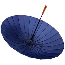 리온 원목 핸들 대형 골프우산 HY585, 블루