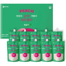 맑은내일 곤약 워터젤리 복숭아, 1300g, 1박스