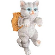 영아쿠아 바구니 고양이 바구니 트레이 회색 줄무늬, 1개