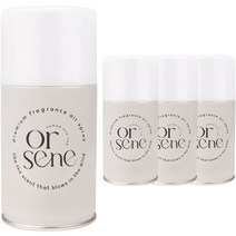 올센느 프리미엄 니치향수 방향제 자동분사기 리필 캔 런드리 코튼, 250ml, 4개, 파우더/비누향