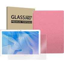 태클라스트코리아 APEX 2세대 태블릿PC P20HD gen2 + 강화유리필름 + 케이스 세트, 그레이(태블릿PC), 핑크(케이스), Wi-Fi, 64GB