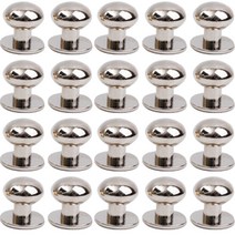 가죽공예 솔트레지 10mm, 실버, 20개