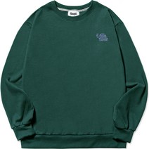 팀스핏 남성용 Little Rock 스몰로고 고중량 맨투맨 티셔츠