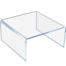 디트리 아크릴 진열 사각 받침대 가로 20cm x 폭 20cm x 높이 10cm, 투명