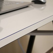 커버팩토리 일룸 모노 책상 매트 로이다리형, 투명