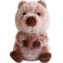 매니어리틀 도토리 쿼카 봉제 인형, 혼합색상, 27cm