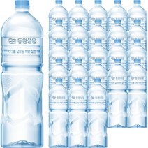 동원샘물 생수 무라벨, 2L, 24개