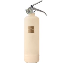 더스퀘어 가정용 차량용 분말 ABC 디자인소화기 무광베이지, 1kg, 1개