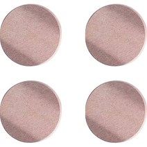 인블룸 규조토 컵받침 코스터 4p, 핑크