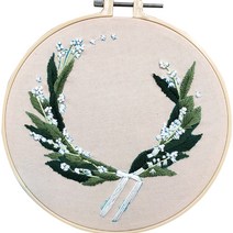 알로데 플라워 입체 DIY 십자수 패키지 20cm, 1개, A 004