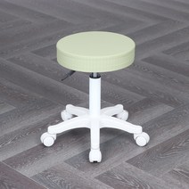 도리퍼니처 아듀 바퀴 의자, 02 화이트 올리브