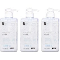 생활공작소 주방세제 쌀뜨물향, 750ml, 3개