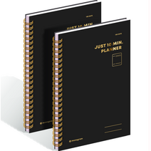 모노그램 100DAYS 텐미닛 플래너 MG0012, 퓨어 블랙