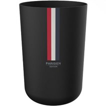 파리지엥 오픈형 휴지통 원형 5L, 블랙, 1개