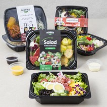 All바른농장 매일 새롭게 3DAY 샐러드 4p +도시락 2종 식단관리 세트 1 175g, 1세트