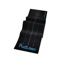 퍼트맨 고급형 골프 퍼팅매트, 블루블랙