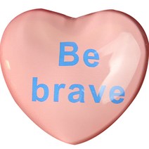 피어니스트 러블리 하트 휴대폰 그립톡, 레터링, 1개