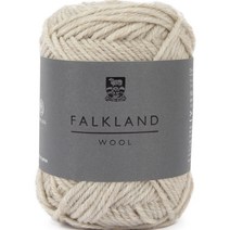 브랜드얀 다루마 포클랜드울 뜨개실, 02 샌드베이지, 1개