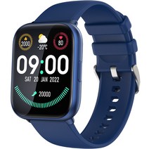 젤센 스마트워치 에어워치3, 네이비, 4.59cm