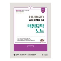 2024 Human 사회복지사 1급 핵심요약노트, 미래가치