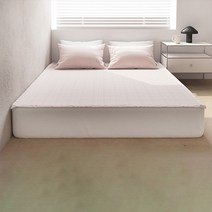 아망떼 아이스터치 풍기인견 침대패드, SOFT PINK
