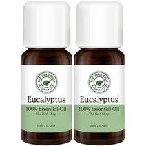 더허브샵 에센셜오일 10ml 2p, 유칼립투스