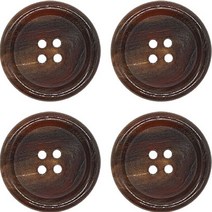 동대문단추왕 코트 정장 뿔06 HB12 단추 20mm, 4개, 연탈