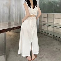 비비에모 피오나 백포인트 나시 롱 원피스 03930