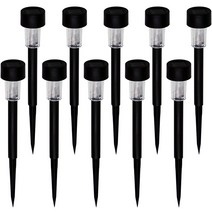 블랙벅 태양광 충전 캠핑 정원등, 블랙, 10개