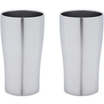 Sisem 스텐 진공 이중컵 텀블러 350ml, 실버, 2개